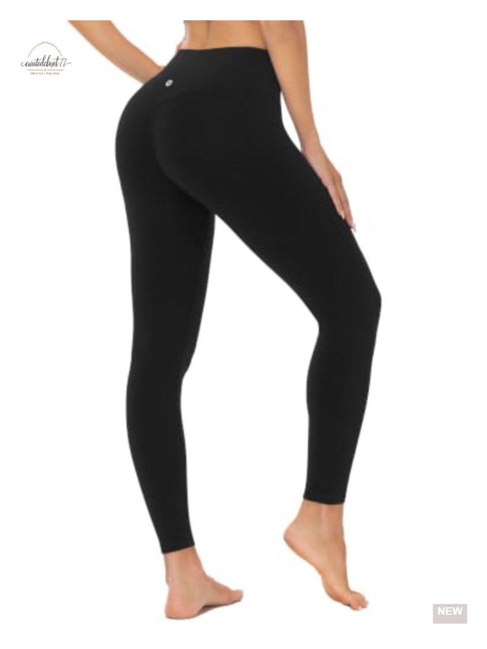 High Waisted Tummy Control Compression Leggings Yoga Pants Ankle Length